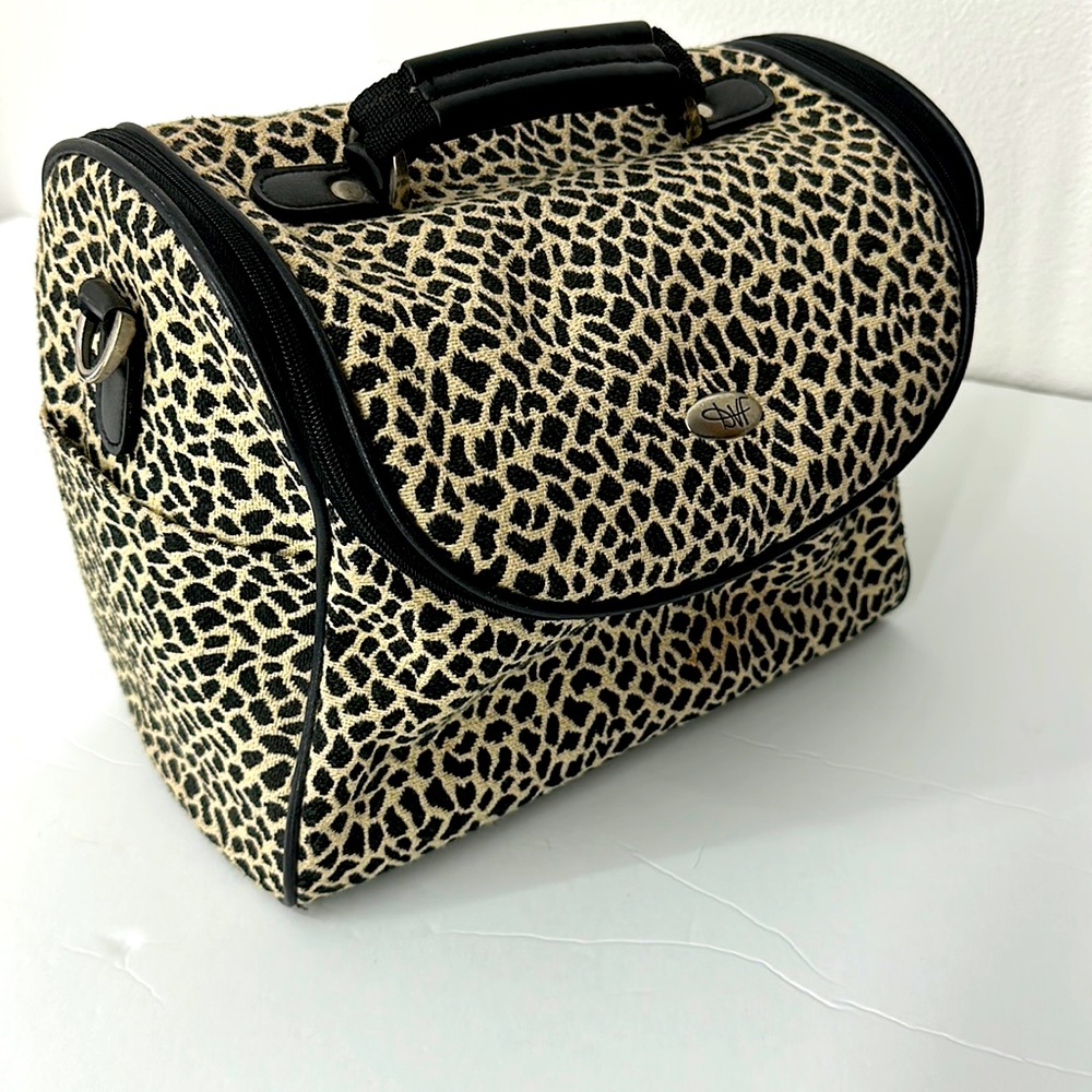 DVF makeup travel tote